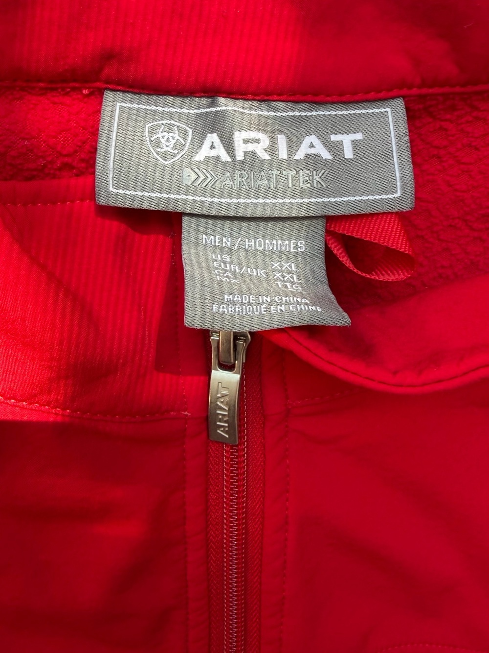 Red Ariat Mexico Softshell Jacket - Picture 3 of 6